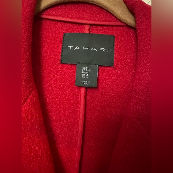 Tahari Wool Blend Moto Jacket - Picture 4 of 8